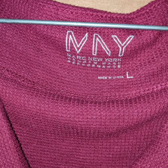 Marc New York Maroon Long Sleeve Size L - Picture 4 of 6